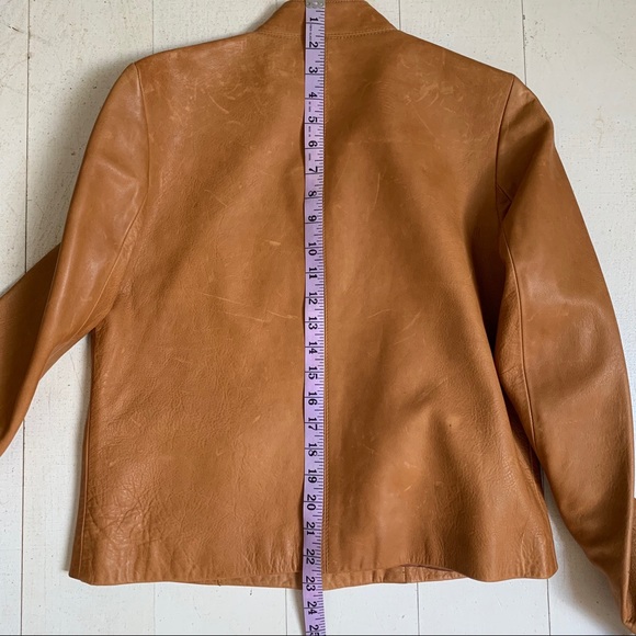 Figue | Butterscotch Leather Jacket - Picture 5 of 8